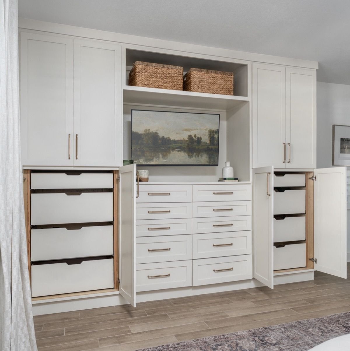 Cabinet refinishing by FlyFix in DFW